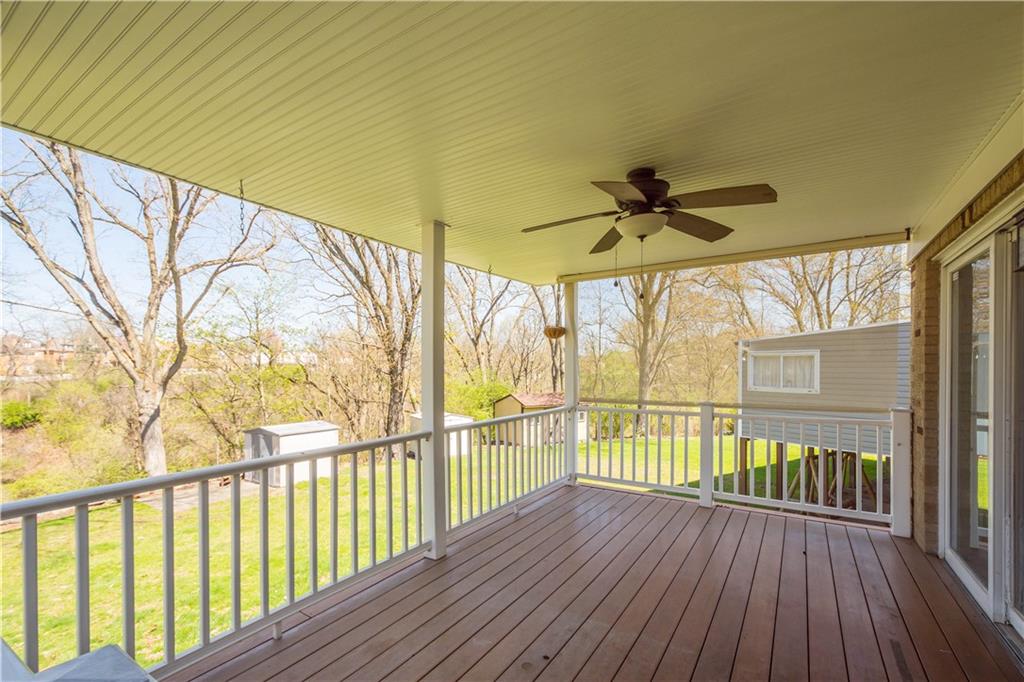 169 Balver Avenue Pittsburgh, PA 15205 - Photo 21 of 24 a view of a balcony with wooden floor
