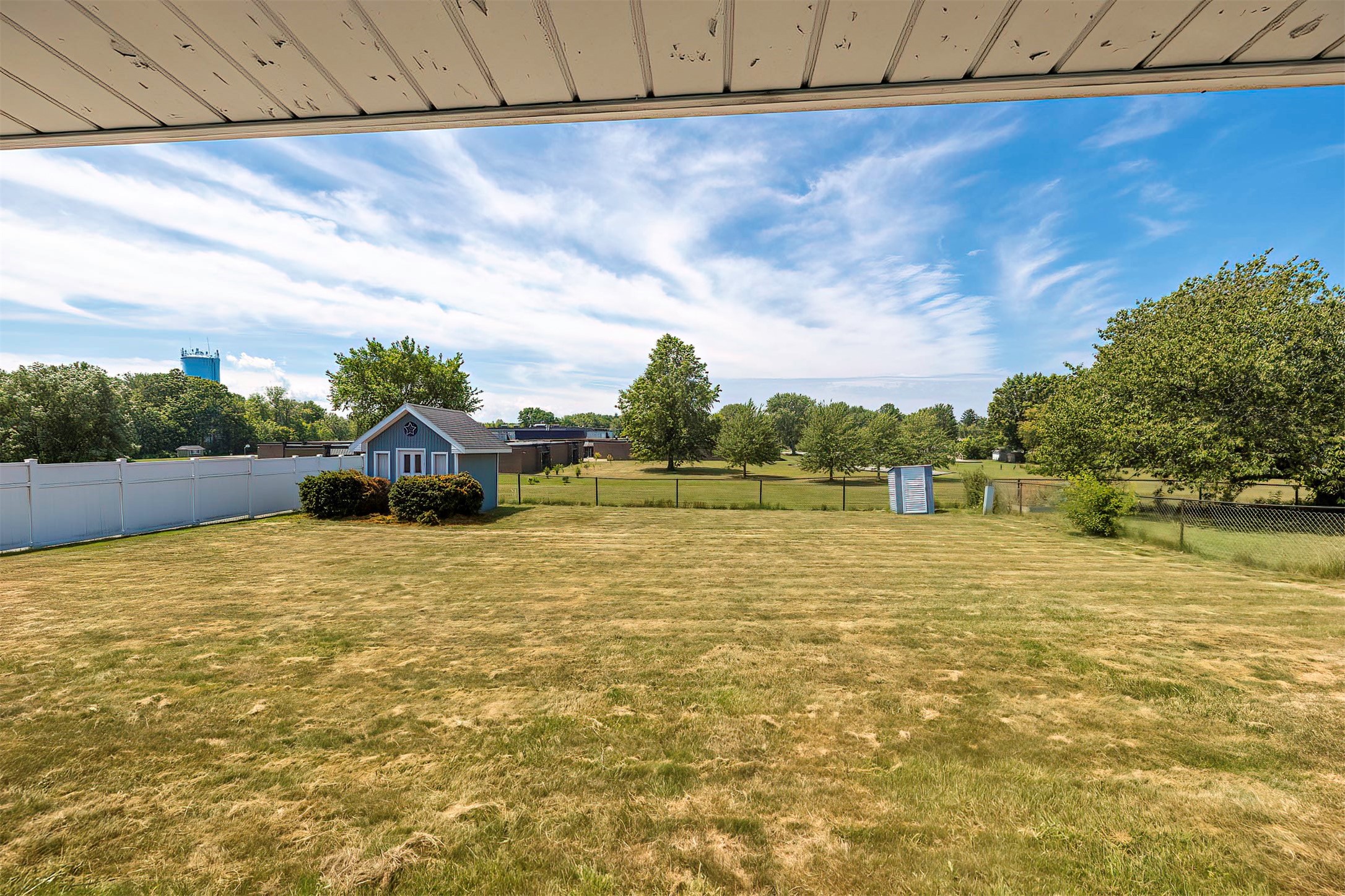 4232 Amherst Road Erie, PA 16506 - Photo 38 of 38 Deep yard, mostly fenced with storage shed.