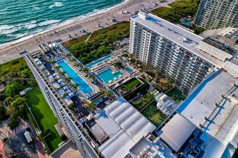 a view of a city with tall buildings