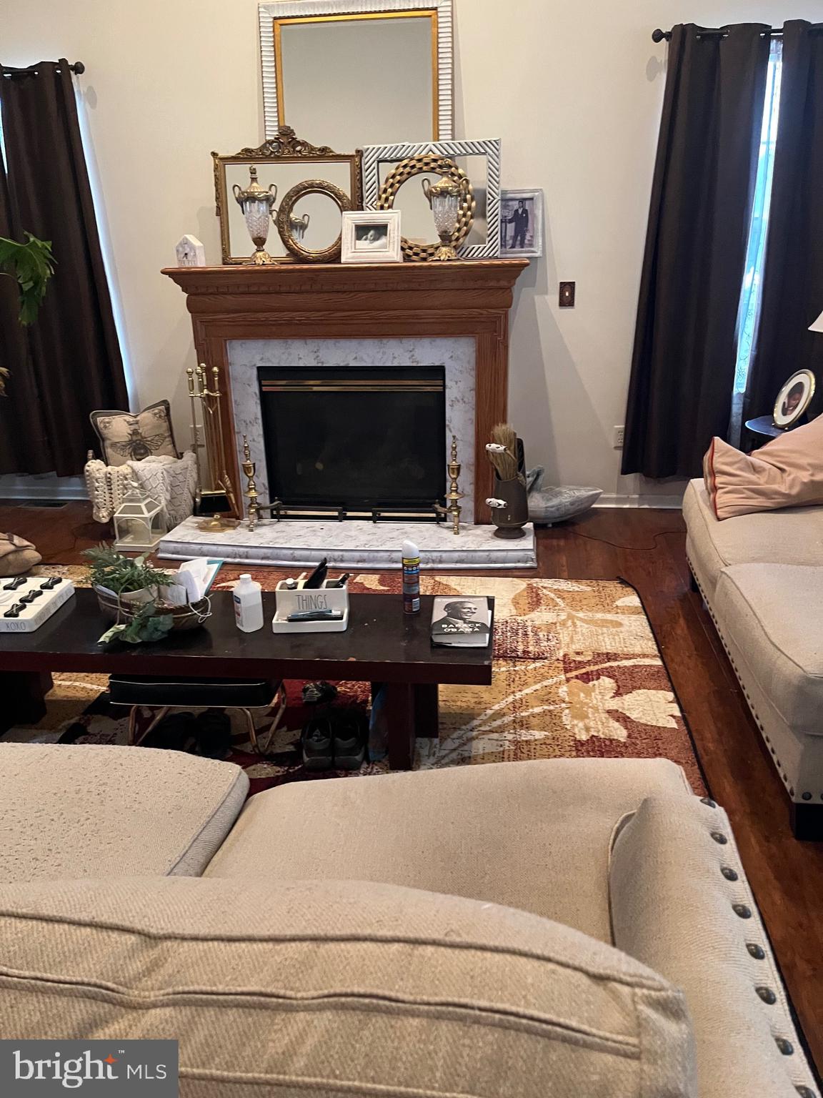 67 Lavender Drive Sewell, NJ 08080 - Photo 12 of 25 a living room with furniture and a fireplace