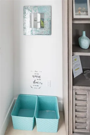 a room with furniture and a window