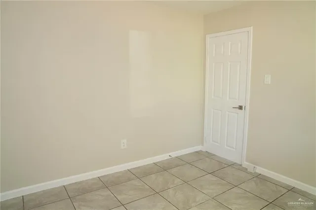 a view of small space with racks on the wall