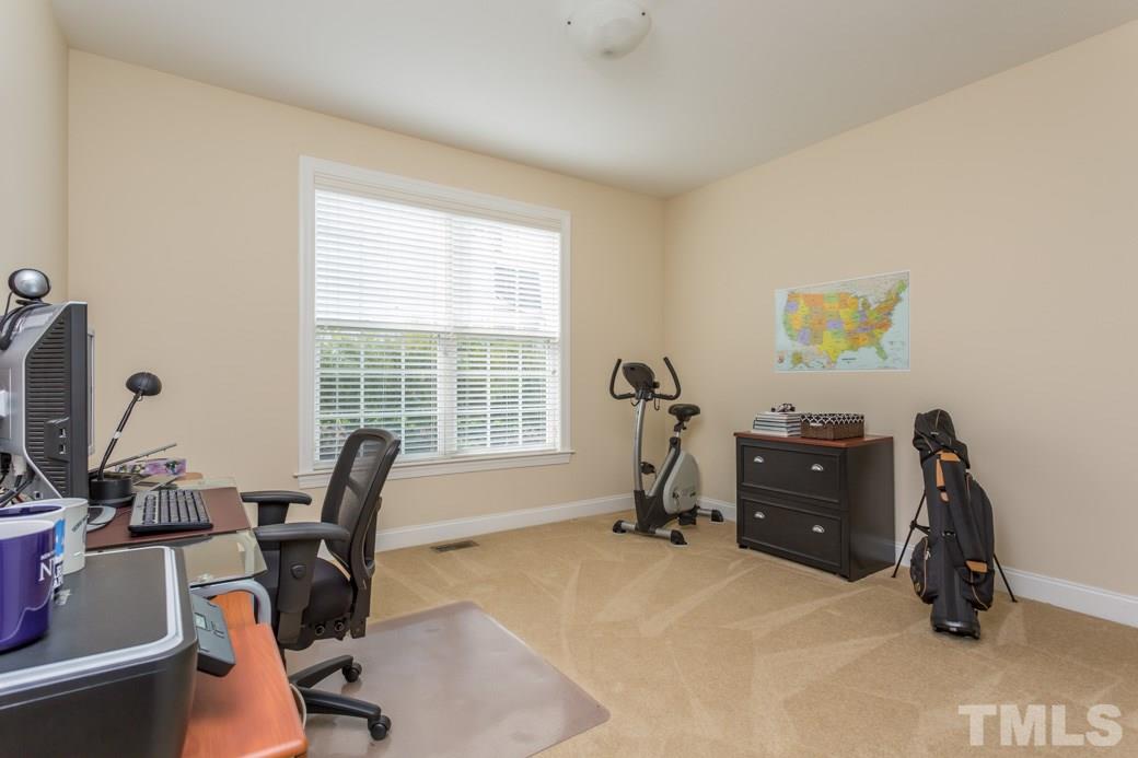 404 Powers Ferry Road Cary, NC 27519 - Photo 13 of 25 First floor bedroom can double as an office and a guest room.