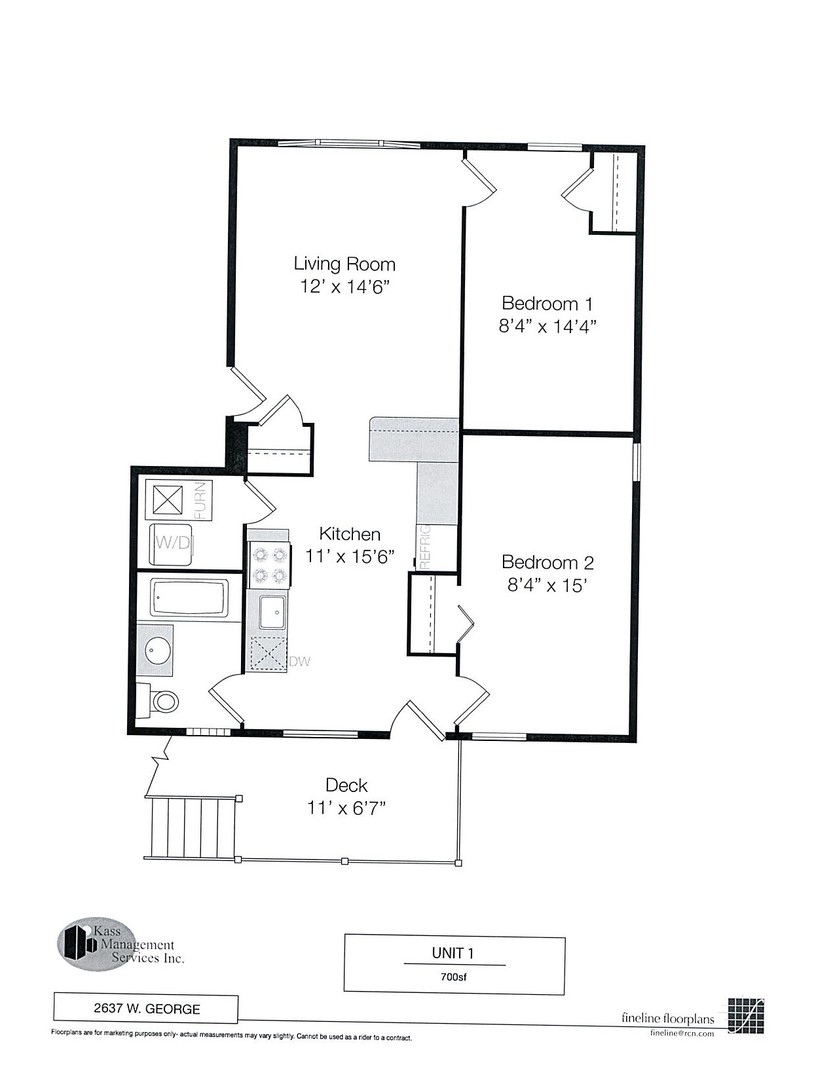 2641 West George Street, Unit 1 Chicago, IL 60618 - Photo 11 of 11