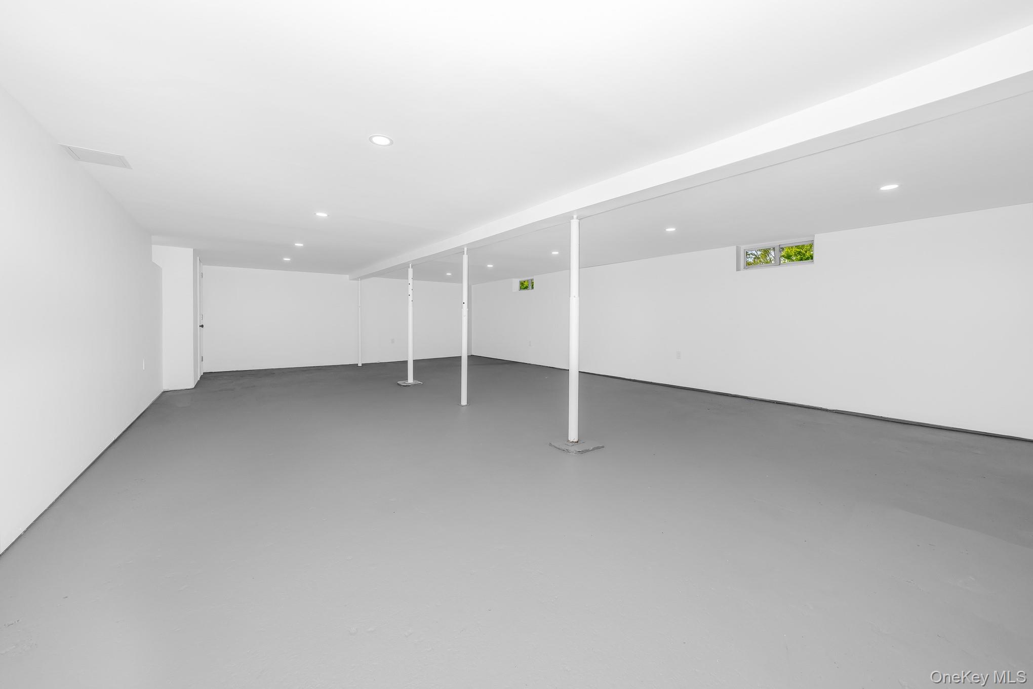 24 Calvert Avenue West Babylon, NY 11704 - Photo 20 of 28 Below grade area featuring recessed lighting