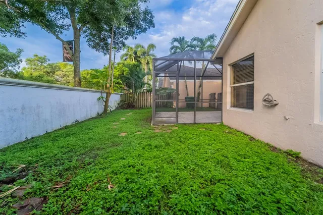 a view of outdoor space and yard