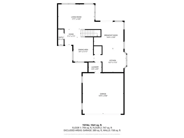 a picture of a floor plan