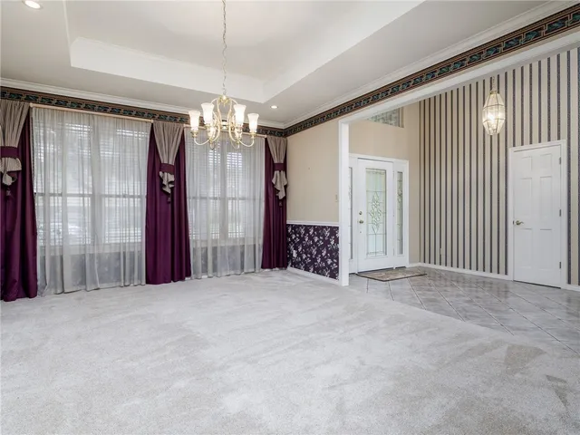 a view of front door