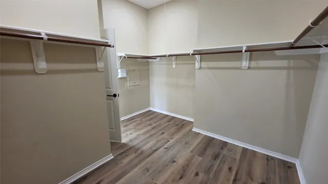 a view of hallway with cabinet