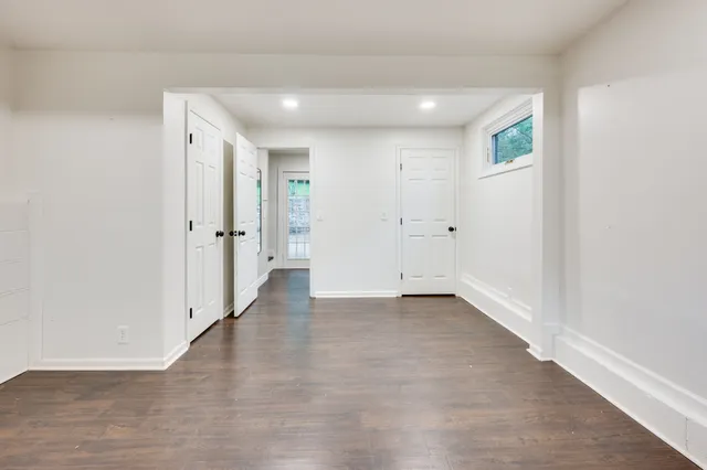 a view of an empty room