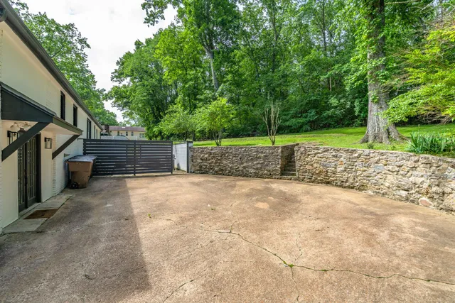 a view of outdoor space and deck
