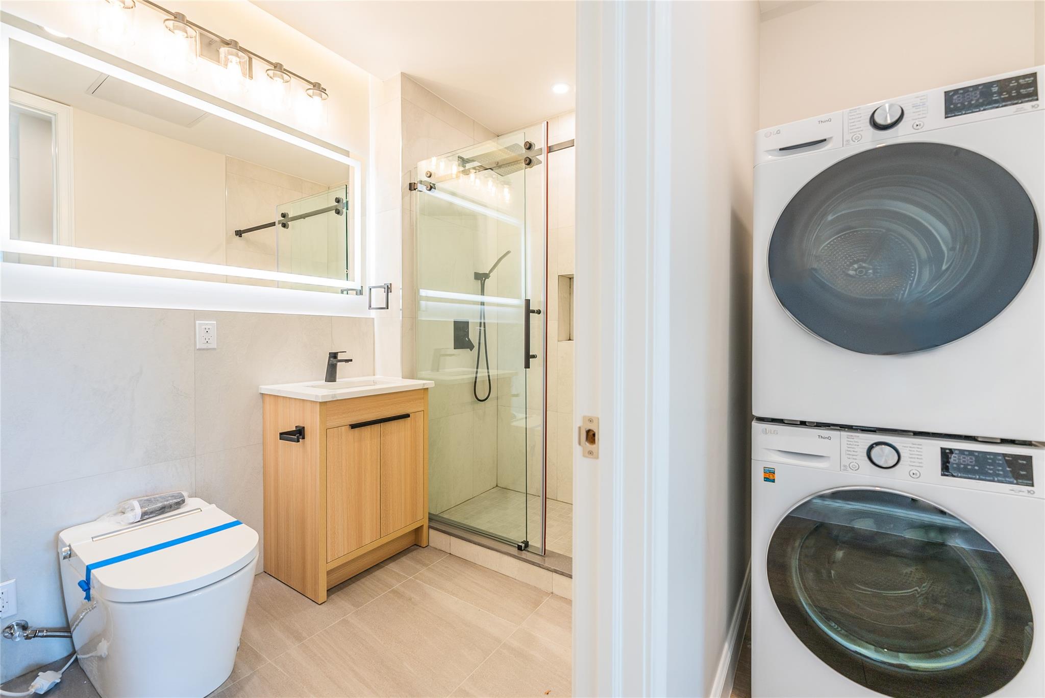 42-09 Hampton Street, Unit 4B Queens, NY 11373 - Photo 11 of 16 a bathroom with a sink and a toilet