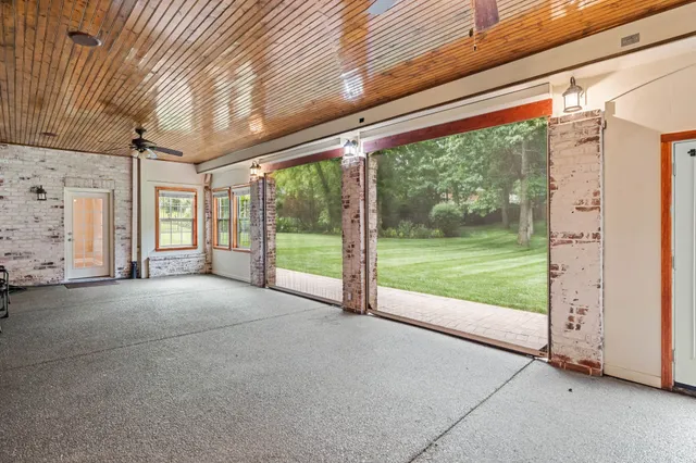 a view of a big room with an outdoor space and balcony