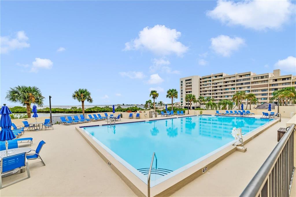 5915 Sea Ranch Drive, Unit 211 Hudson, FL 34667 - Photo 19 of 26 a view of swimming pool with a terrace