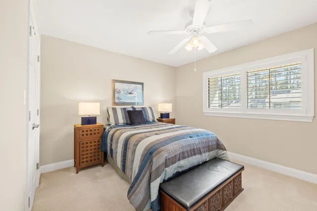 a view of a garage with storage