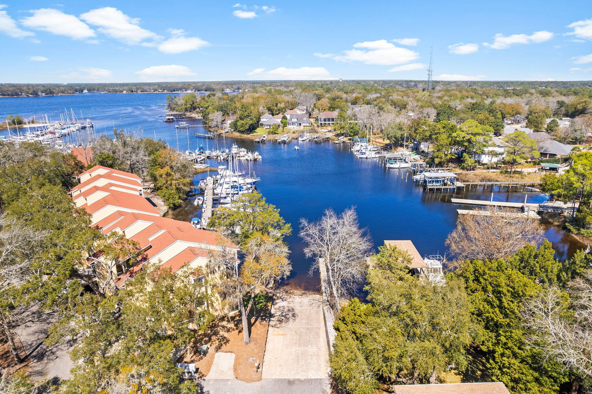 100 Gleneagles Drive Niceville, FL 32578 - Photo 43 of 60 a view of a city and ocean view
