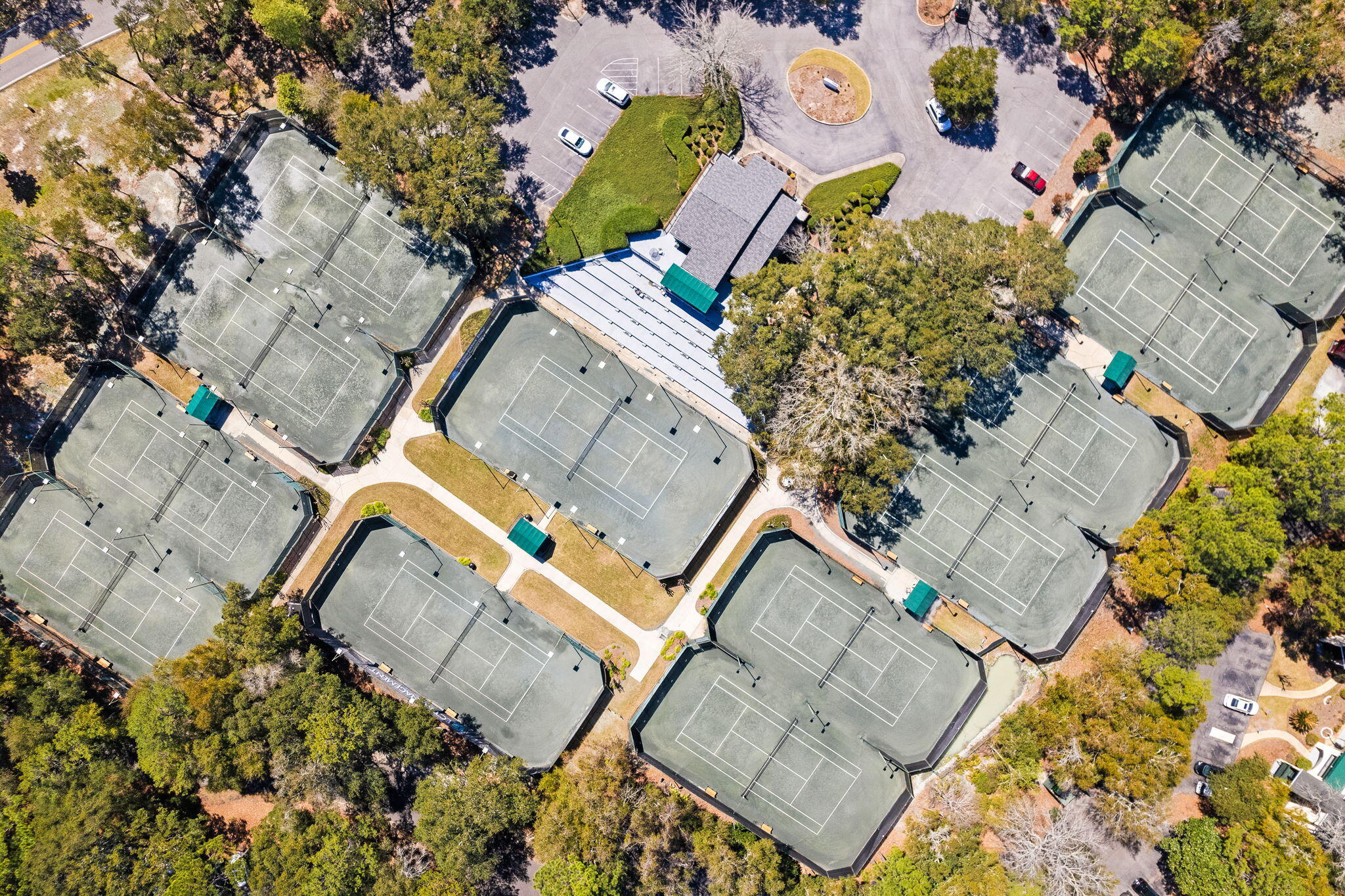 100 Gleneagles Drive Niceville, FL 32578 - Photo 49 of 60 an aerial view of a house with outdoor space and parking