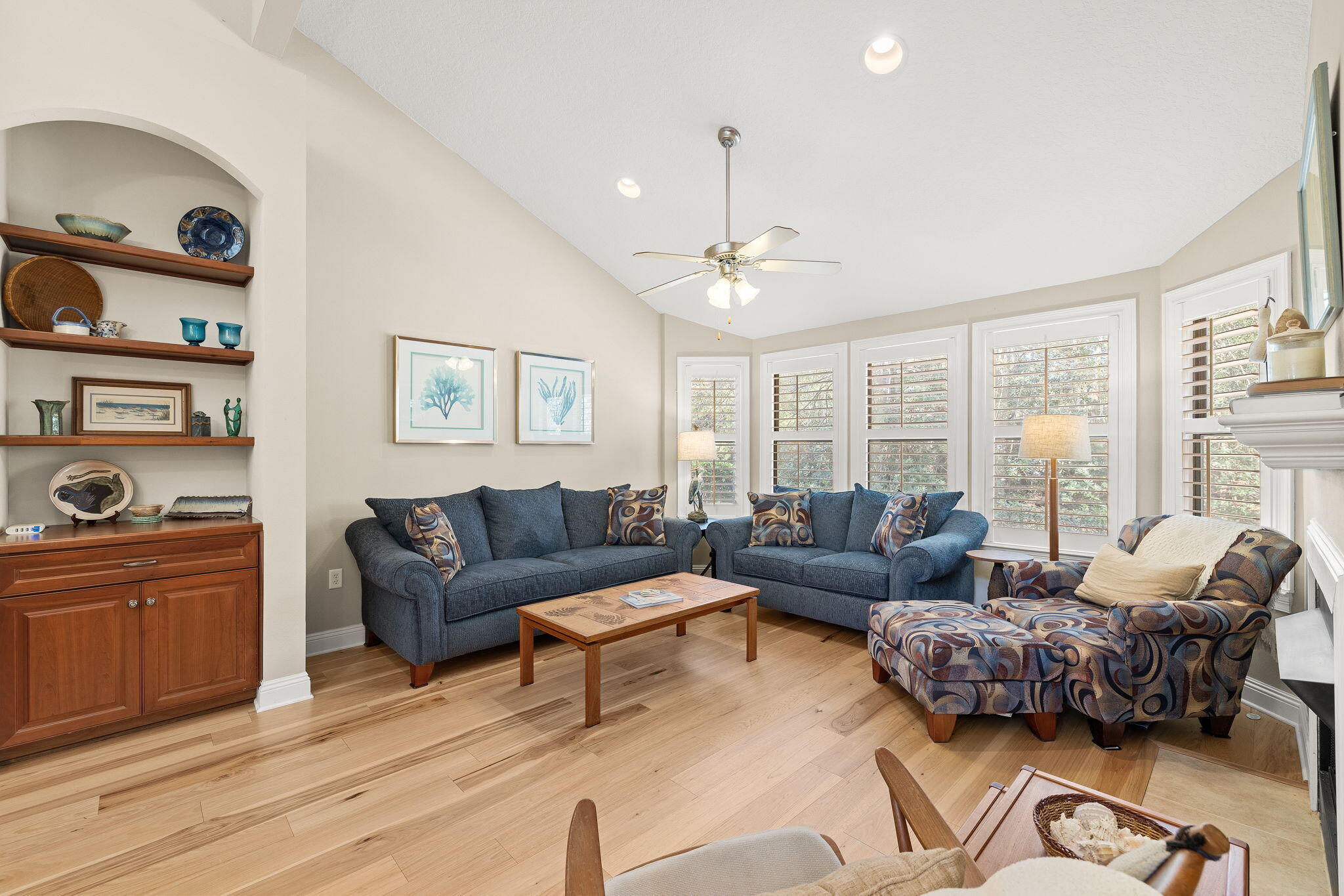 100 Gleneagles Drive Niceville, FL 32578 - Photo 5 of 60 a living room with furniture and a large window