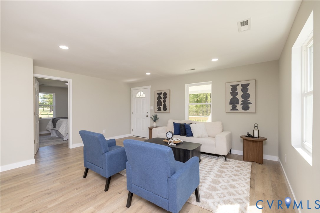 7272 Willson Road Henrico, VA 23231 - Photo 12 of 47 Living room with light wood-style flooring and rec