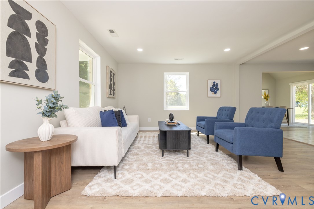 7272 Willson Road Henrico, VA 23231 - Photo 2 of 47 Living area featuring light wood finished floors,