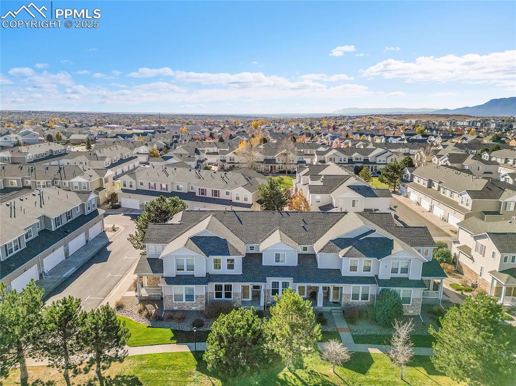 6232 Sierra Grande Point Colorado Springs, CO 80923 - Photo 28 of 31 an aerial view of a house