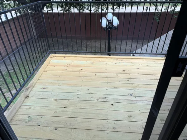 a view of wooden floor