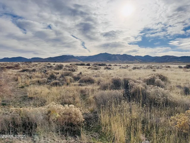 a view of an outdoor space with mountain view