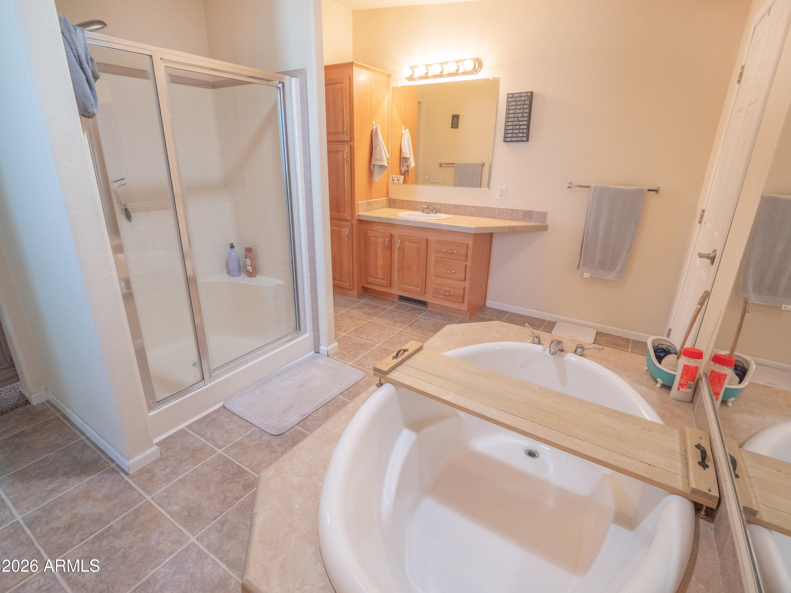 1401 Ranch Road Taylor, AZ 85939 - Photo 34 of 61 a bathroom with a sink and a mirror