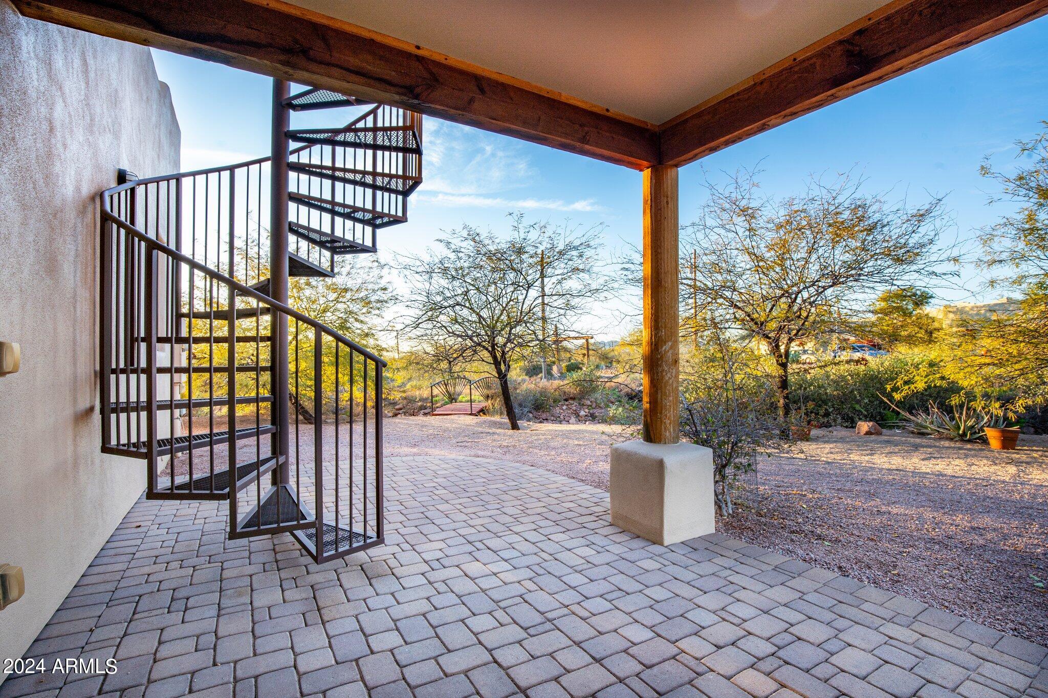 1632 South Barkley Road Apache Junction, AZ 85119 - Photo 20 of 24 Stairs to Rooftop