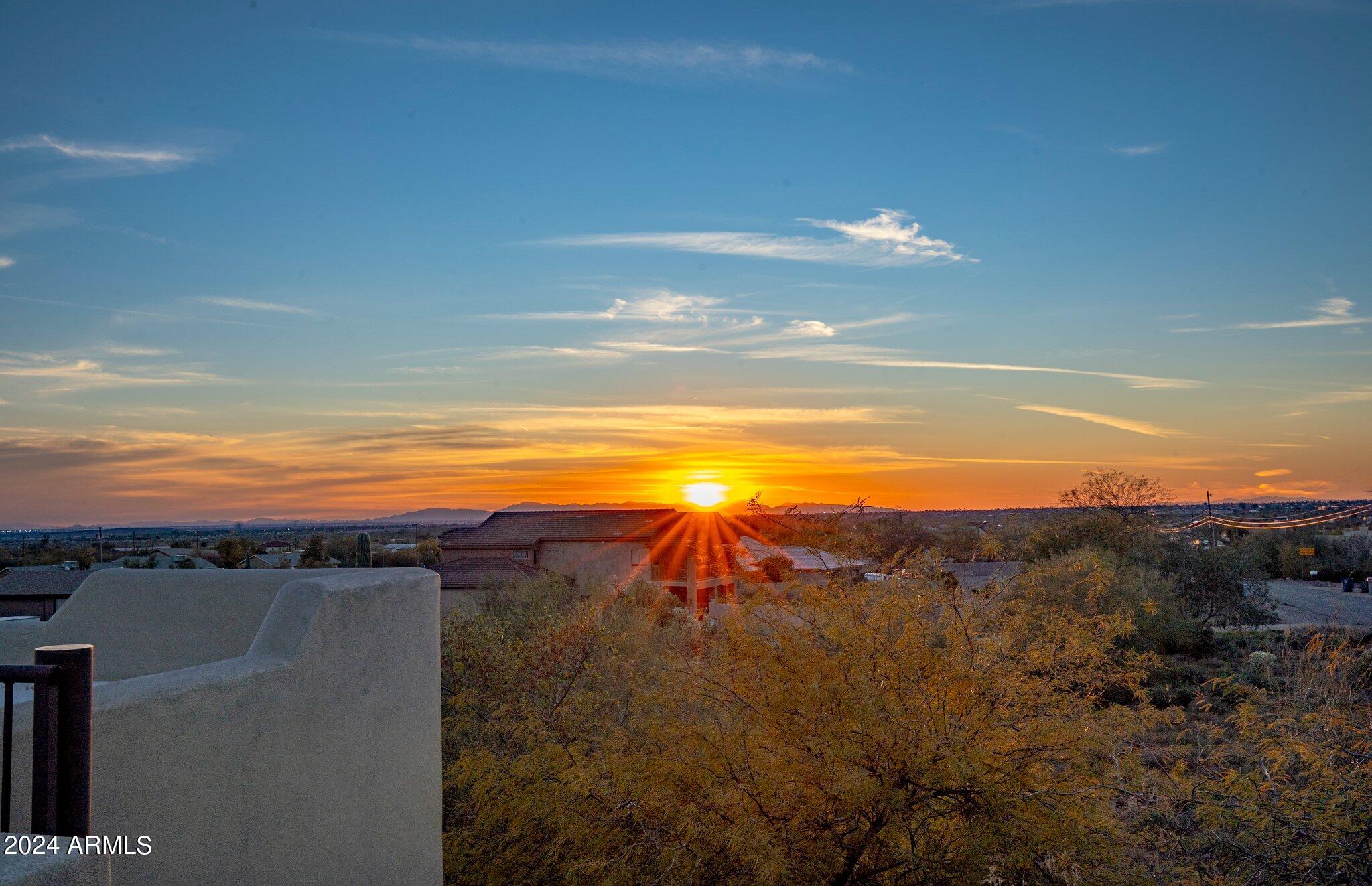 1632 South Barkley Road Apache Junction, AZ 85119 - Photo 23 of 24 Sunset views from rooftop deck.