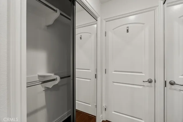 a view of small space with washer and dryer