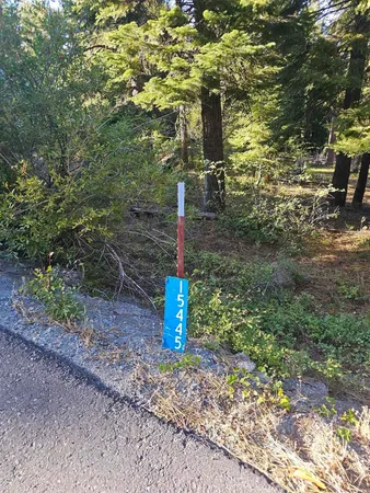 a street sign on a road
