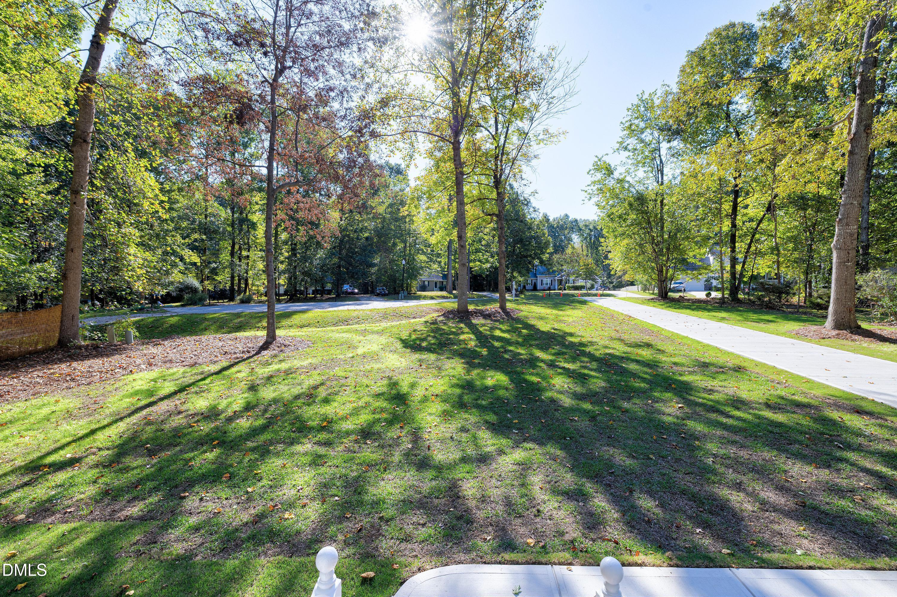 1508 Middle Ridge Drive Willow Spring, NC 27592 - Photo 4 of 56 a view of a park with large trees