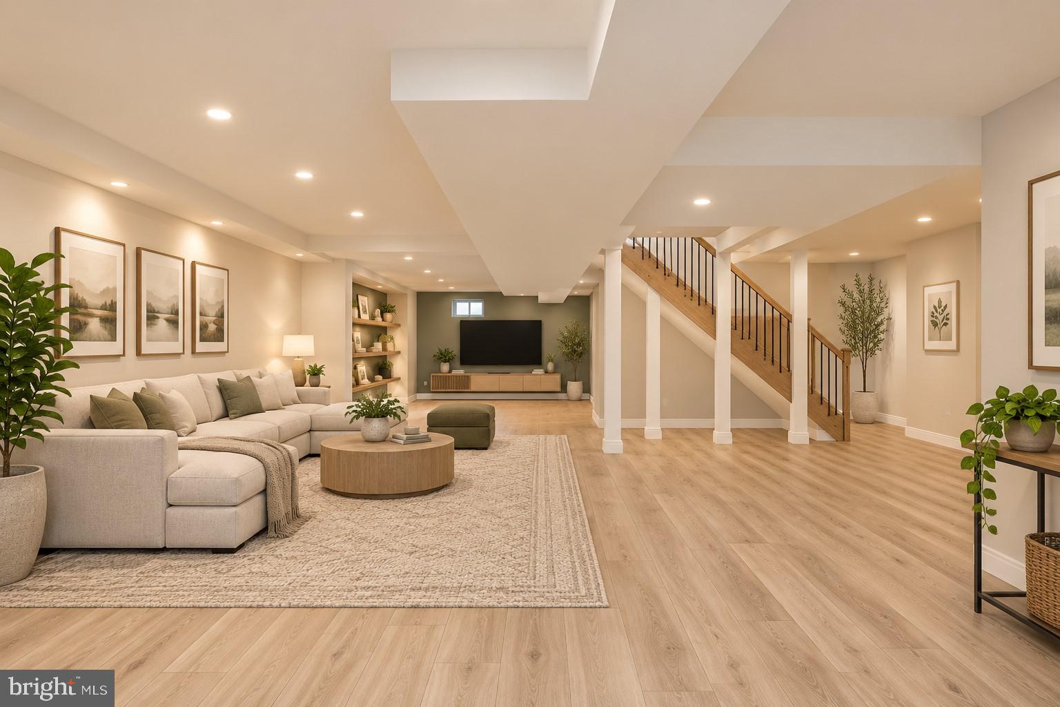 1416 Steel Road Havertown, PA 19083 - Photo 27 of 36 Virtually enhanced to show finished basement