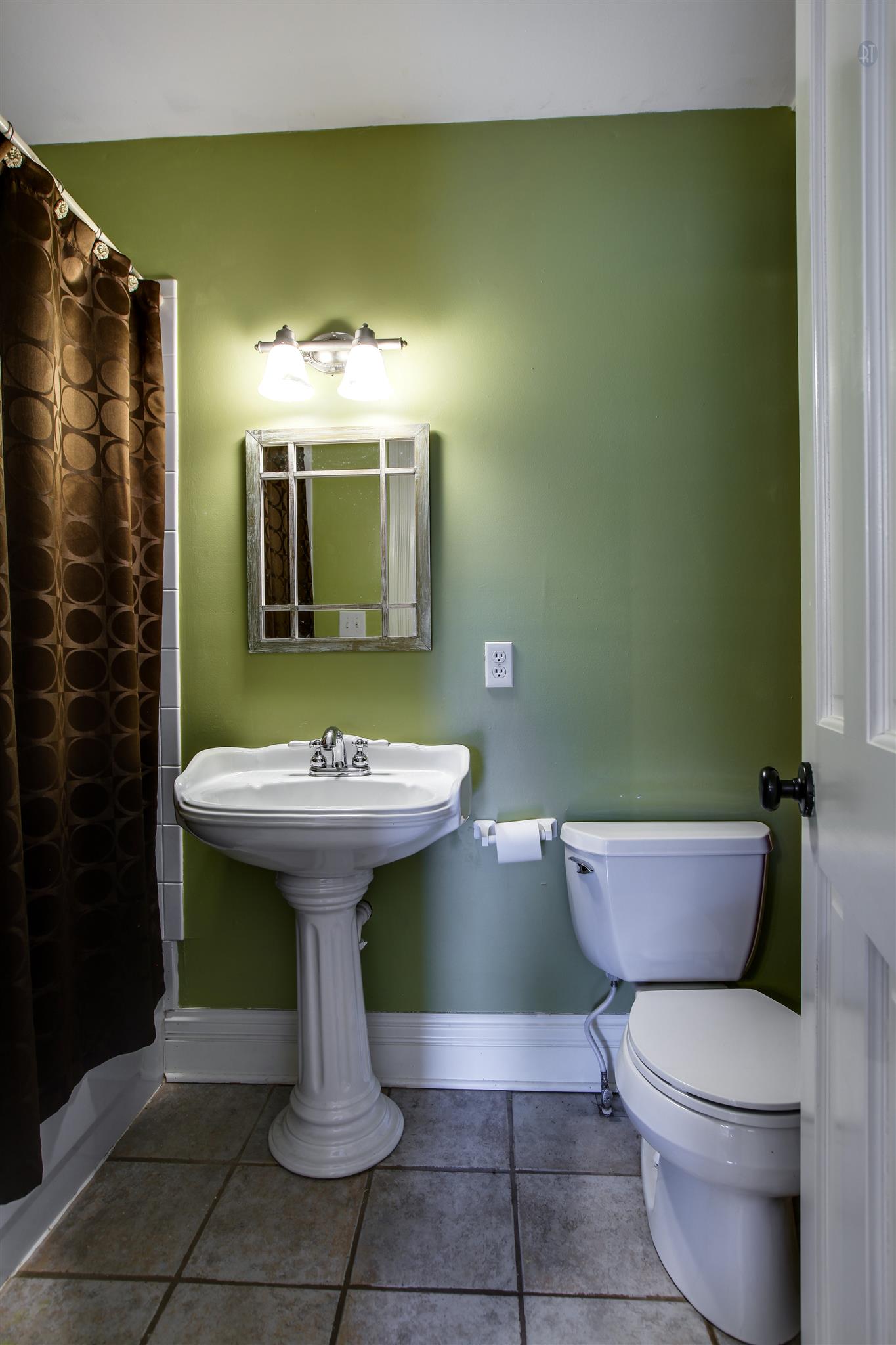 3887 Raleigh-Elam Road Santa Fe, TN 38482 - Photo 23 of 27 Elegant Pedestal Sink in one of the Full Bathrooms Upstairs