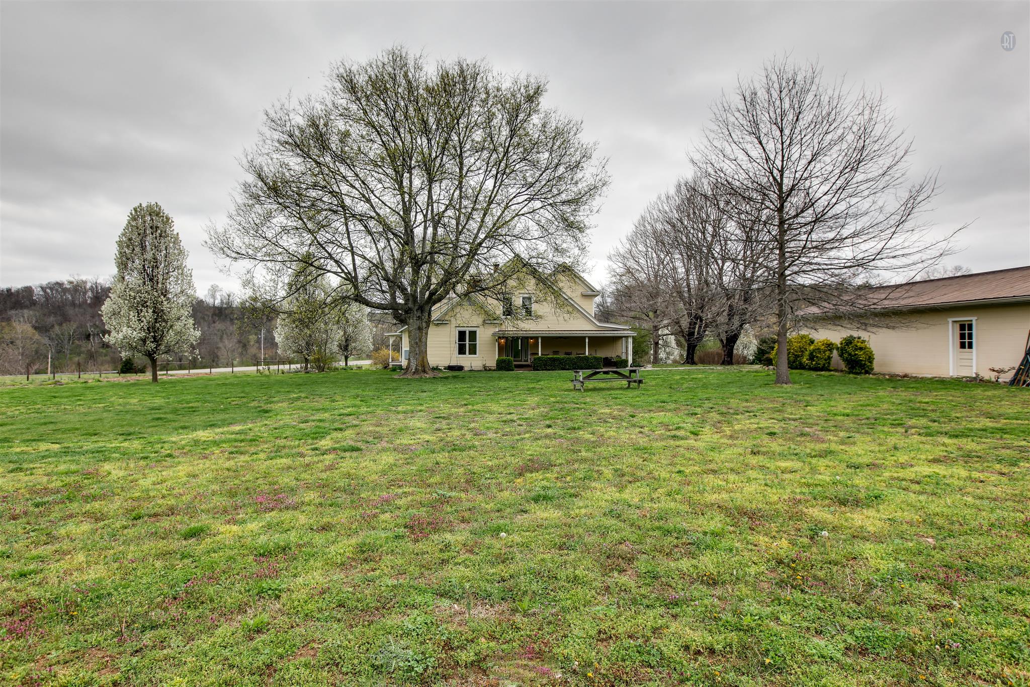 3887 Raleigh-Elam Road Santa Fe, TN 38482 - Photo 3 of 27 View from the Backyard towards the Home. The Detached Garage, Cow Shed, Chicken Coop, Tire Swing & Outside Playhouse STAY