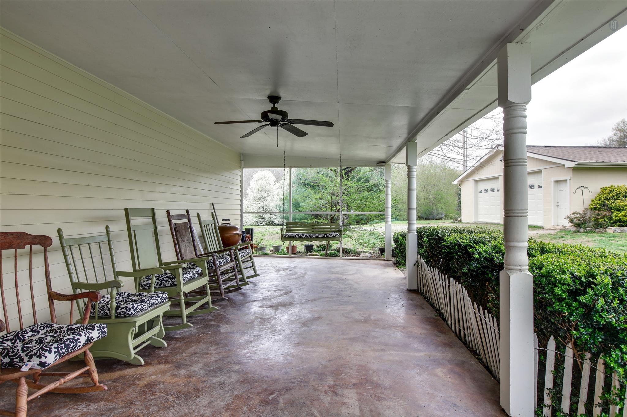 3887 Raleigh-Elam Road Santa Fe, TN 38482 - Photo 8 of 27 THIS is a TRUE Rocking Chair Back Porch with Picturesque Views