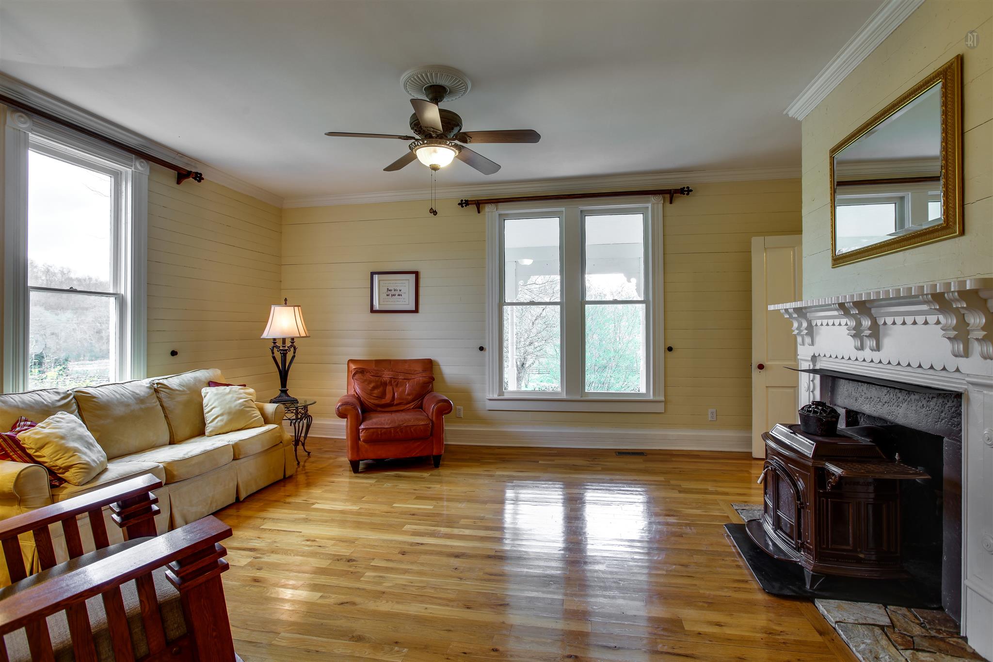 3887 Raleigh-Elam Road Santa Fe, TN 38482 - Photo 9 of 27 The Family Room has a Vermont Casting Woodburning Fireplace Insert. 1 of 3 Fireplaces in the home (the 3rd is currently decorative only)