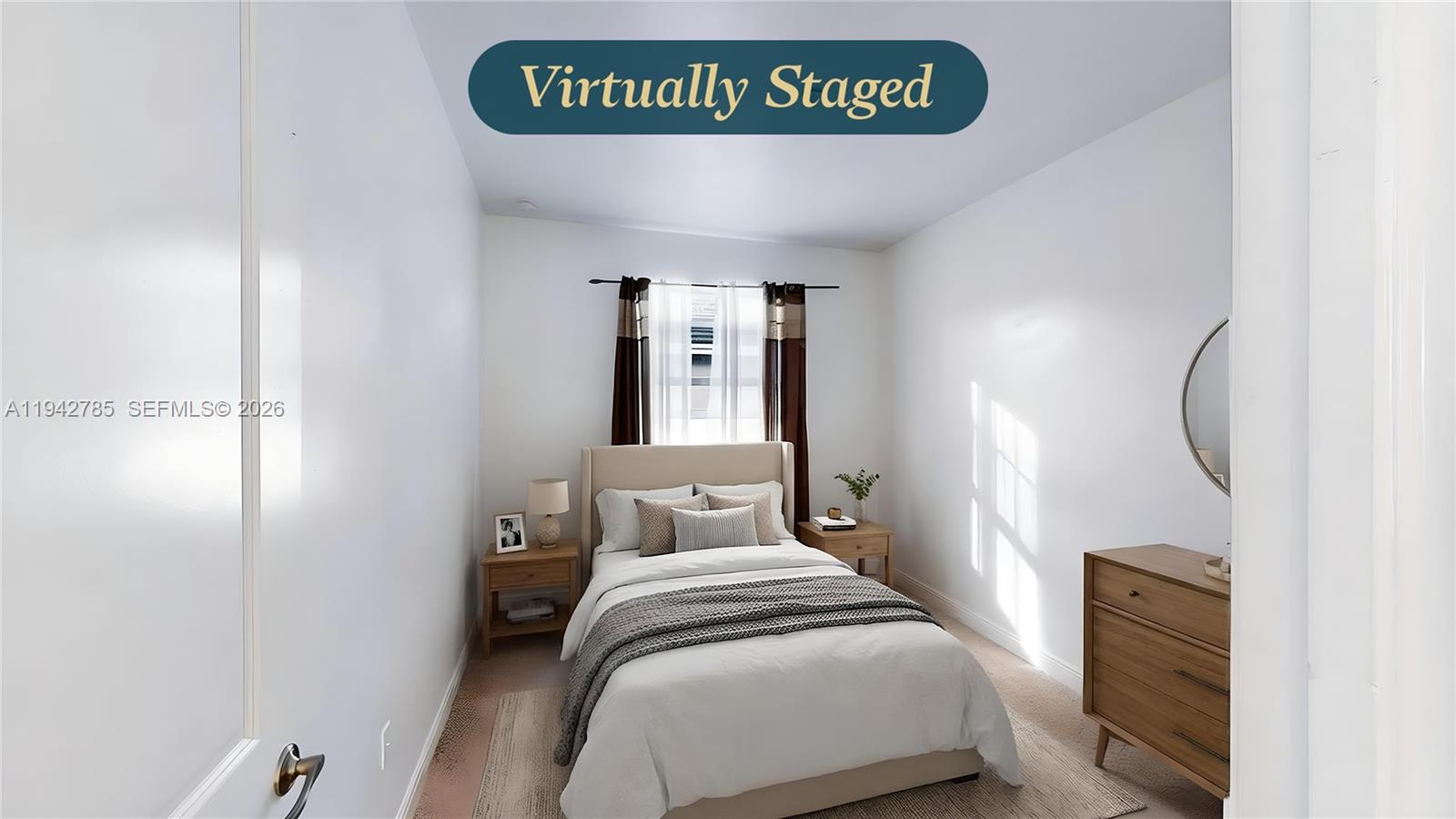 231 Northeast 33rd Terrace Homestead, FL 33033 - Photo 40 of 87 a bedroom with a bed and a window