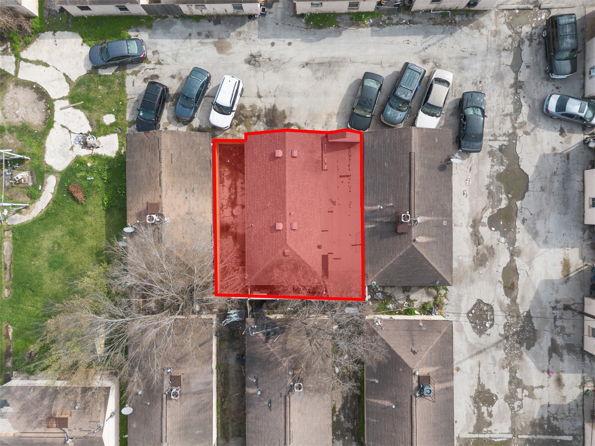 3367 Sadler Street Houston, TX 77093 - Photo 16 of 25 an aerial view of houses with outdoor space