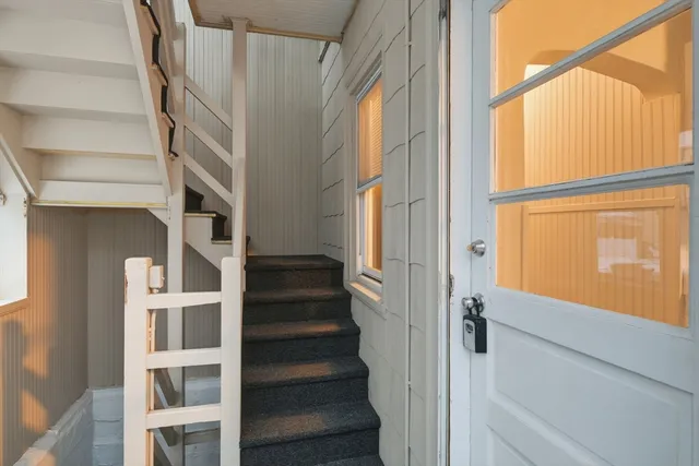 a view of a house with a window