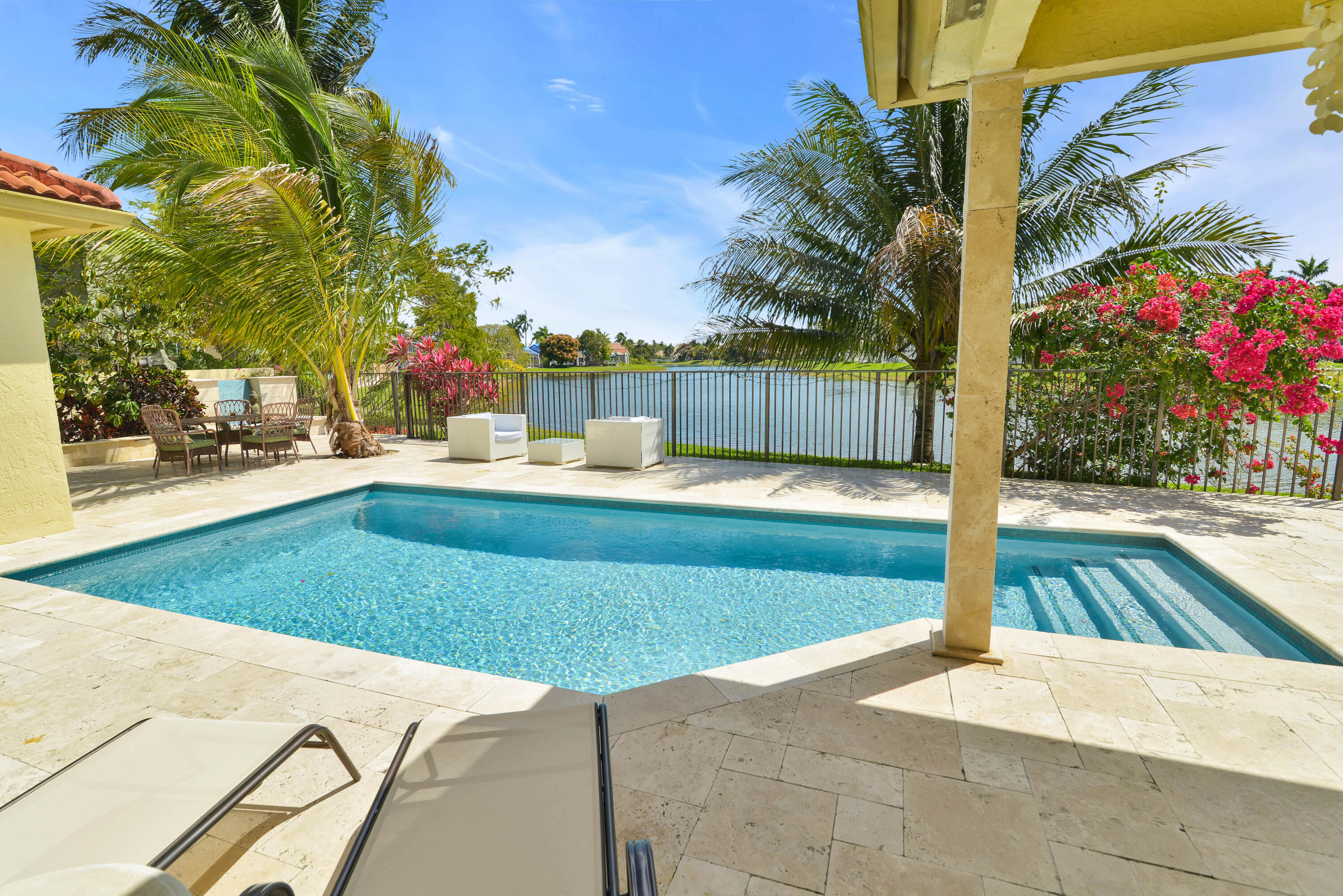 10900 Haydn Drive Boca Raton, FL 33498 - Photo 31 of 55 COVERED PATIO AND POOL
