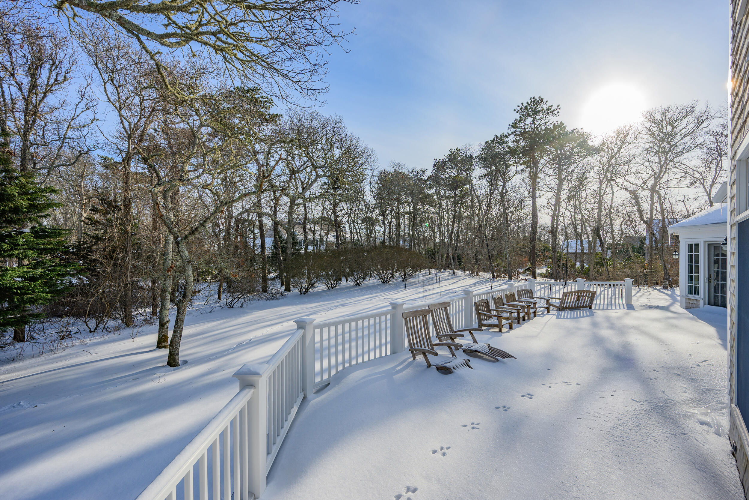 169 Tisquantum Road Chatham, MA 02633 - Photo 34 of 43 a view of a terrace with sitting area