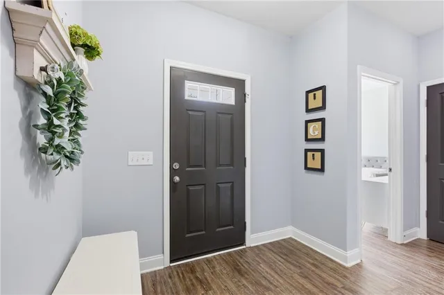 a view of kitchen center island and living room