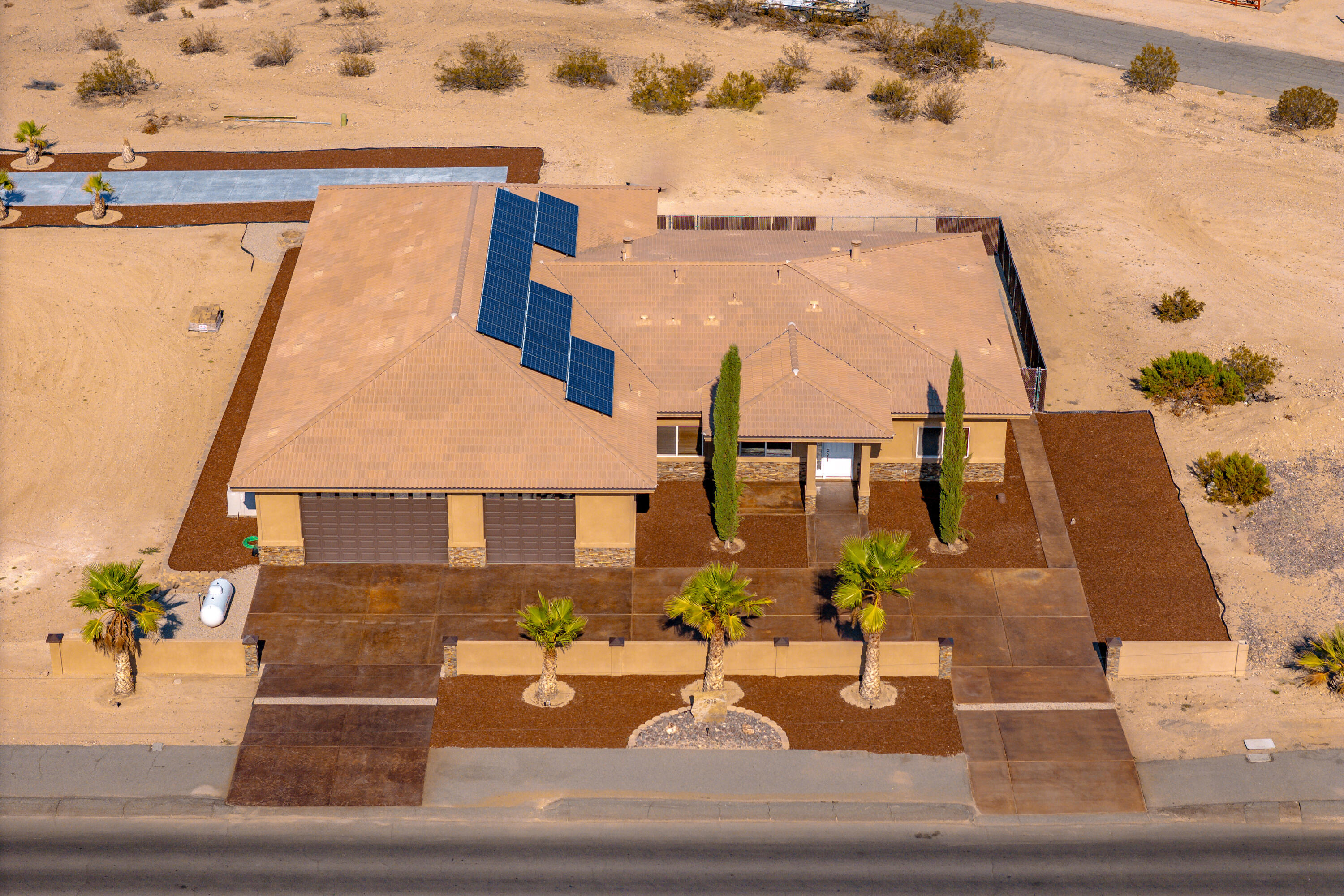 7225 Adobe Road Twentynine Palms, CA 92277 - Photo 56 of 61 73-Aerial-Front-View