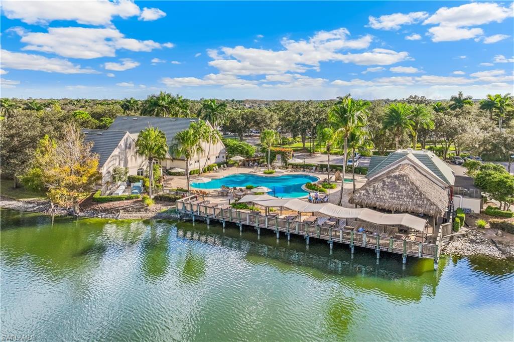 12735 Kinross Lane Naples, FL 34120 - Photo 32 of 41 Aerial of the club-pool, outdoor dining