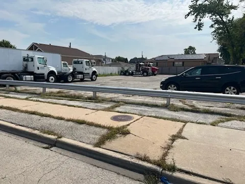a view of street with cars
