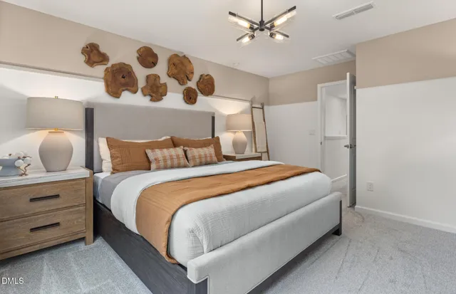 a room with furniture and wooden floor