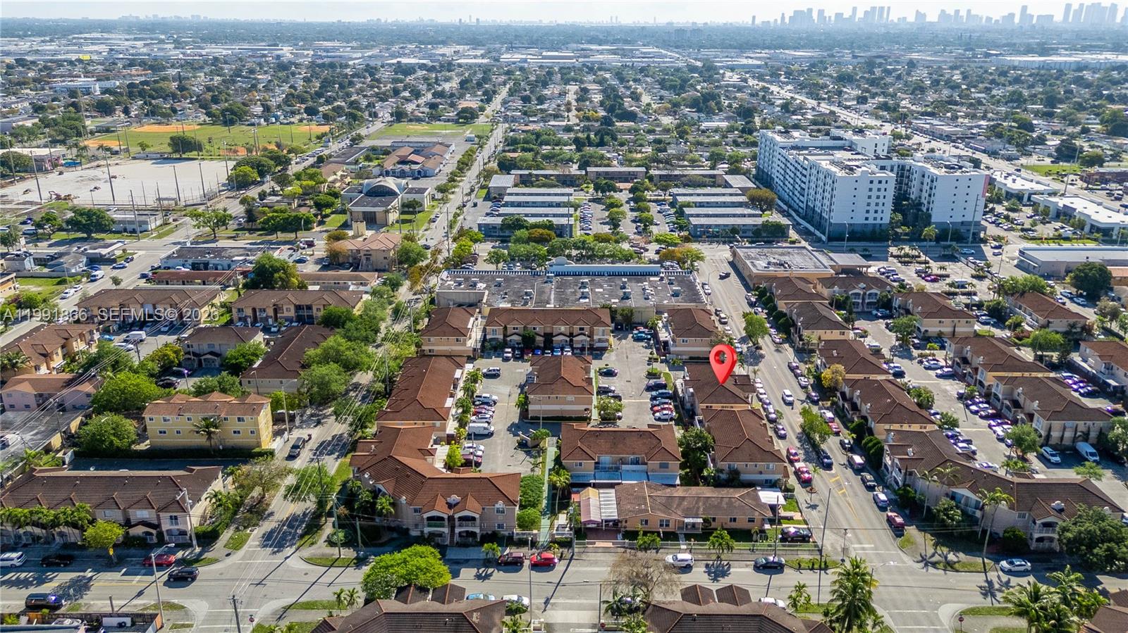 317 East 3rd Street, Unit 201 Hialeah, FL 33010 - Photo 45 of 50 an aerial view of a city