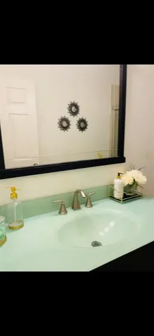 a view of a sink